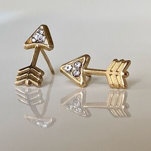 10k Solid Gold Earrings / Gold Piercing Studs / Earrings for Children
